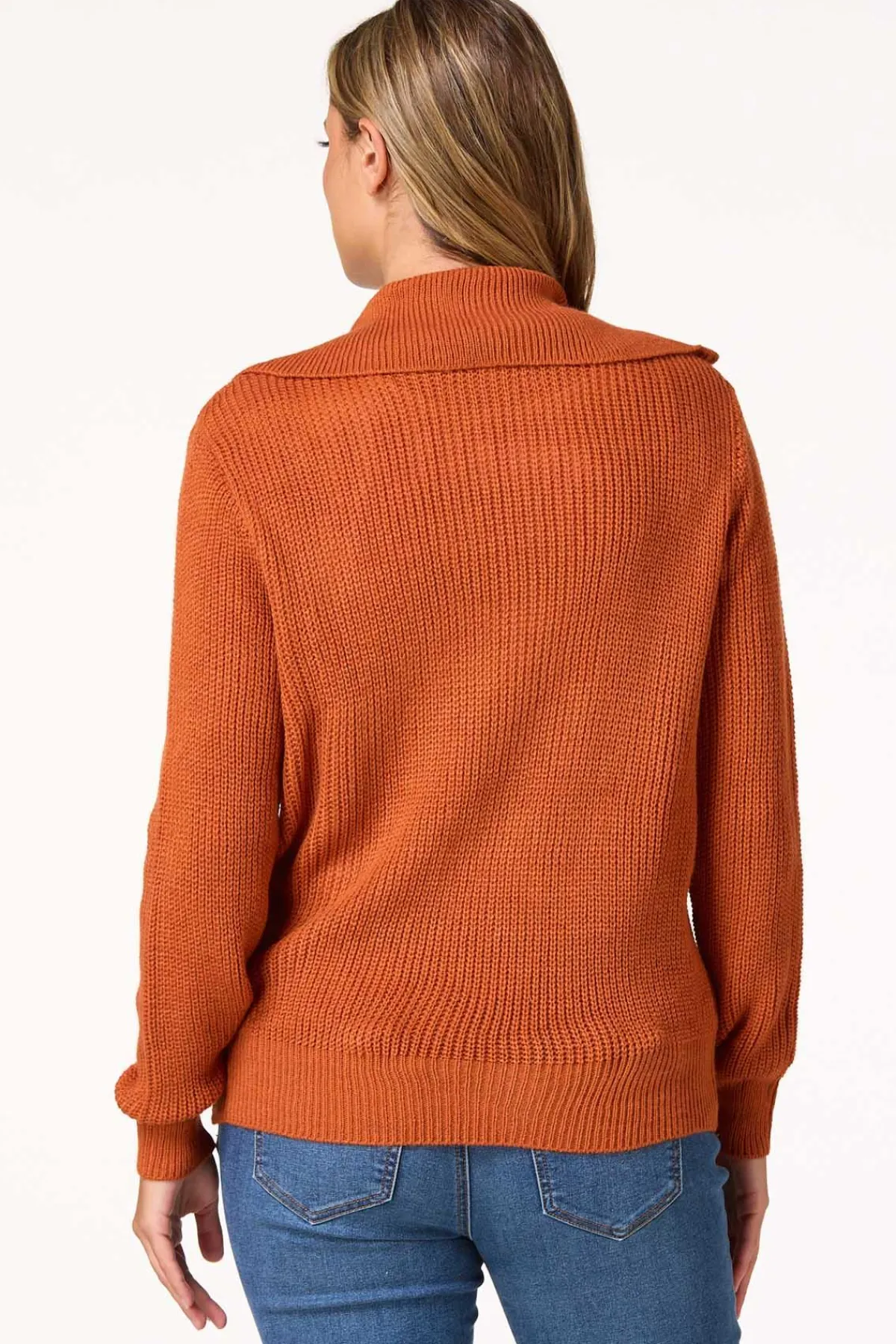 Cato Zip Neck Pullover Sweater> Sweaters